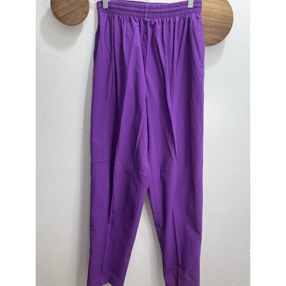 Vintage 80s Bocoo 2 Piece Outfit Light Weight Pant Shirt Large Retro Geometric - Picture 15 of 16